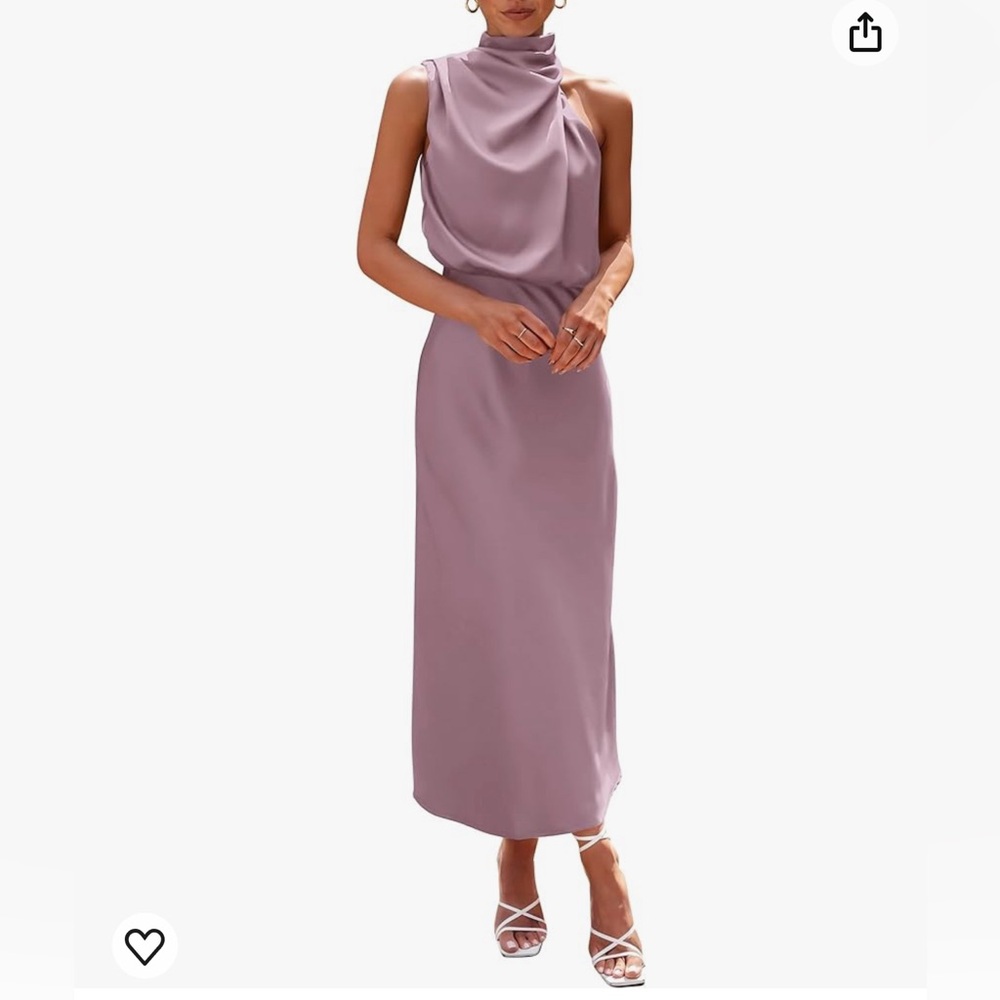 Amazon PRETTYGARDEN women’s sleeveless mock neck cocktail party maxi dress
